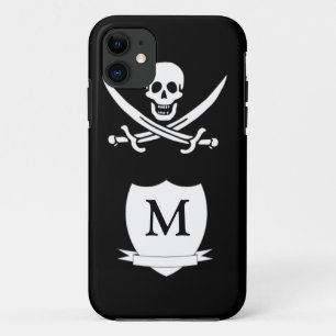 Pirate & monogram Case-Mate iPhone case