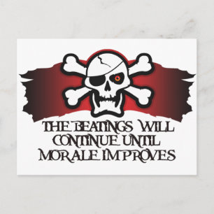 Pirate Morale Postcard