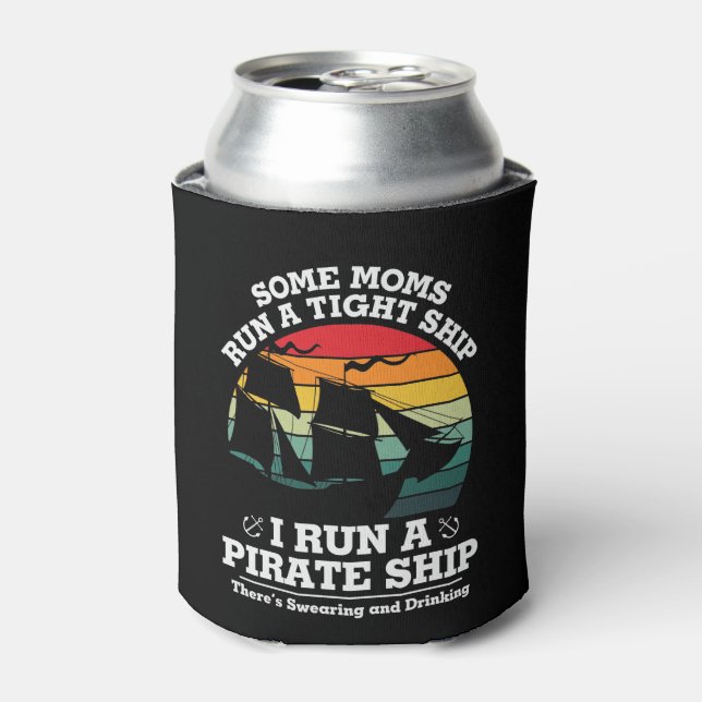 Pirate Mum  Can Cooler (Can Front)