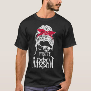 Pirate Mum Distressed T-Shirt