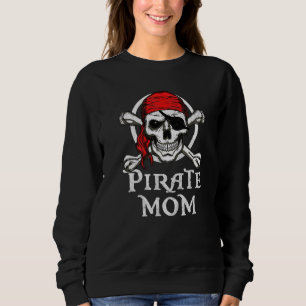 Pirate Mum Family Matching Halloween Costume Sweatshirt