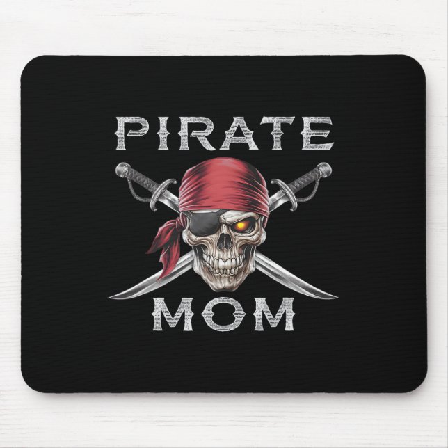 Pirate Mum  Mouse Pad (Front)