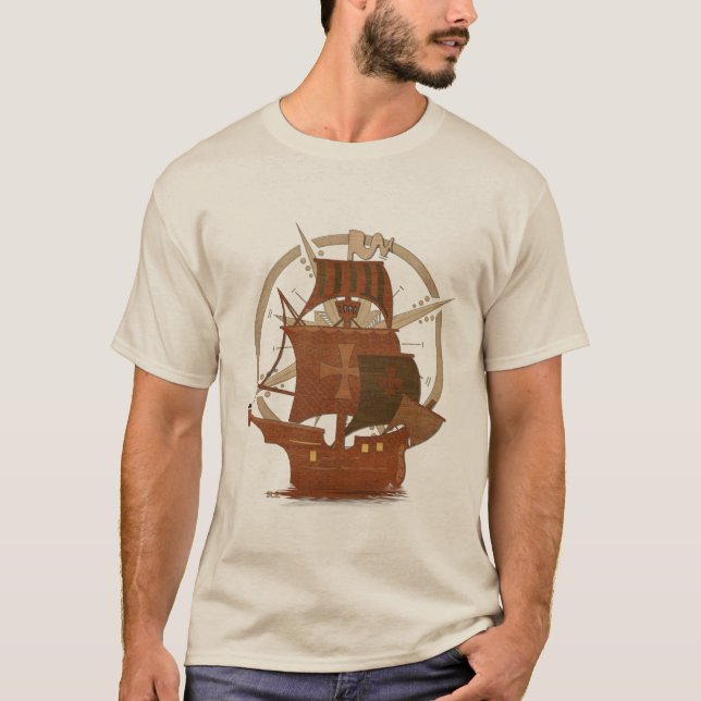 Pirate Mystery Ship T-Shirt (Front)