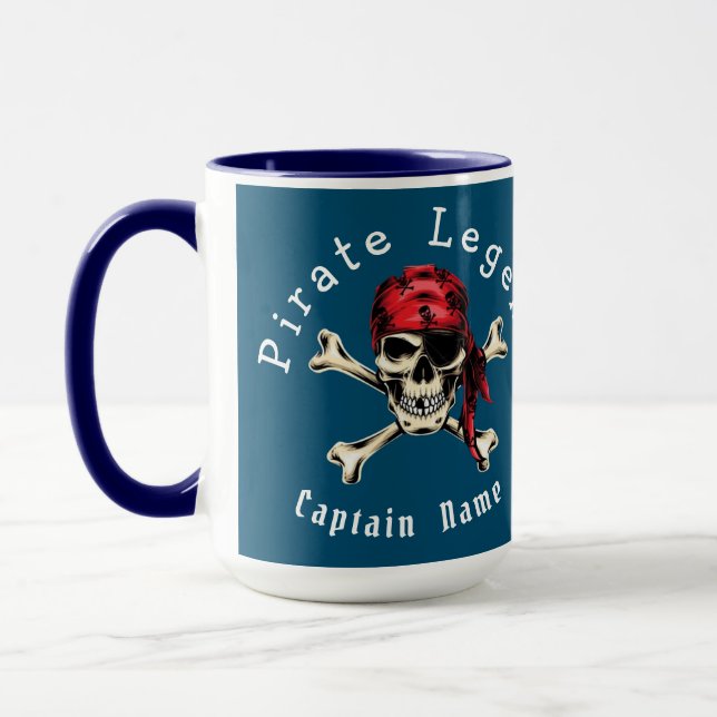 Pirate nautica mug (Left)