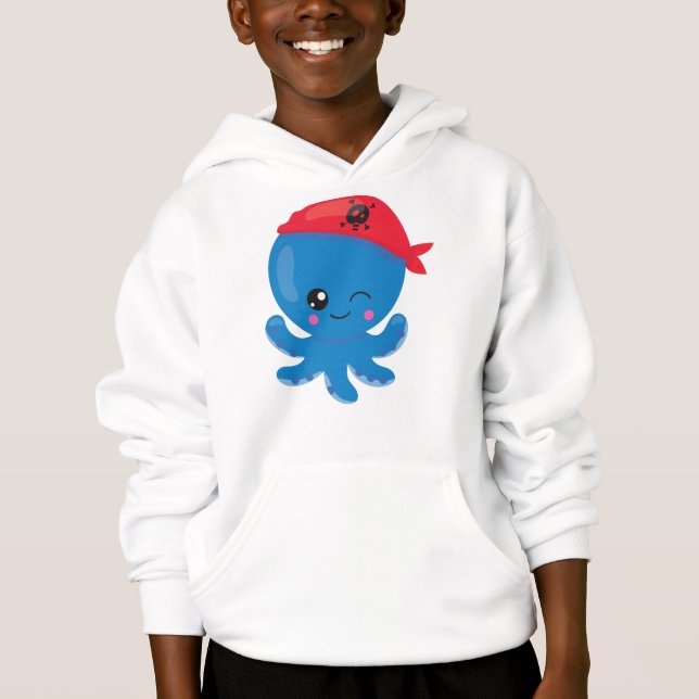Pirate Octopus, Cute Octopus, Little Octopus (Front)