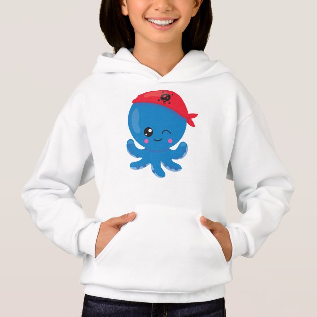 Pirate Octopus, Cute Octopus, Little Octopus (Front)