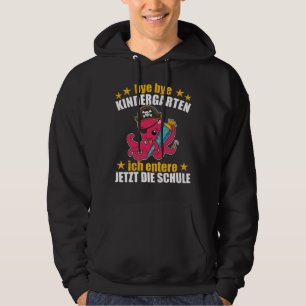 Pirate Octopus Enrolment School Kids School Bag Hoodie