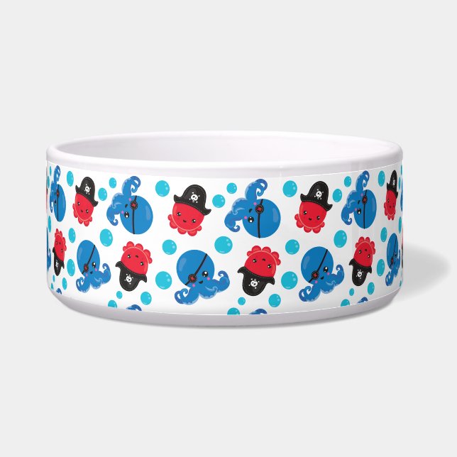 Pirate Octopus, Octopus Pattern, Sea Animals (Front)