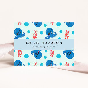 Pirate Octopus, Pirate Jellyfish, Activity Centre Business Card