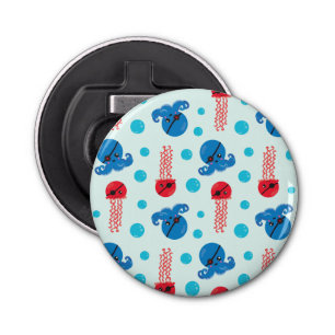 Pirate Octopus, Pirate Jellyfish, Sea Animals Bottle Opener
