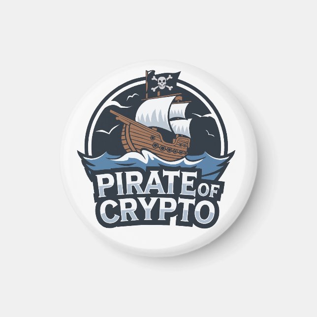 Pirate of Crypto Magnet (Front)