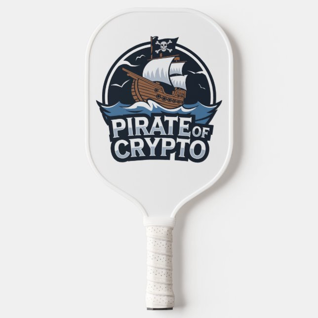 Pirate of Crypto Pickleball Paddle (Front)