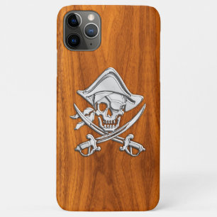 Pirate on Teak Wood Style Case-Mate iPhone Case