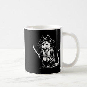 Pirate Opossum Funny Trash Cat Possum Meme Coffee Mug