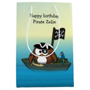 pirate owl gift bag