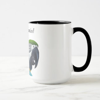 Pirate Parrot "Ahoy, me Hearties" mug