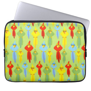 Pirate Parrot Bird Lovers Tropical Summer Animals Laptop Sleeve