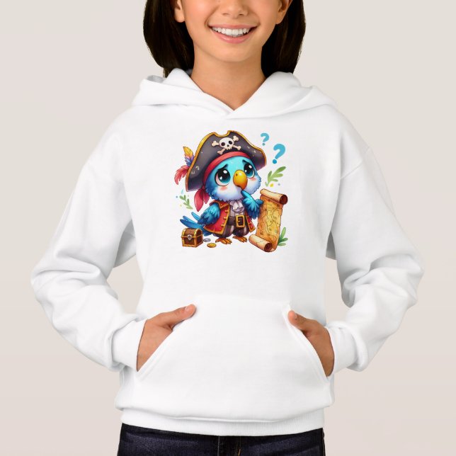 Pirate Parrot Cute Adventure Art (Front)