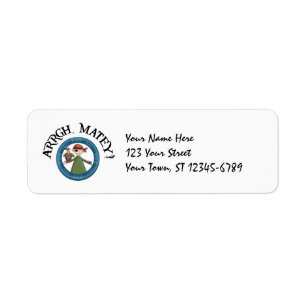 Pirate Parrot Label