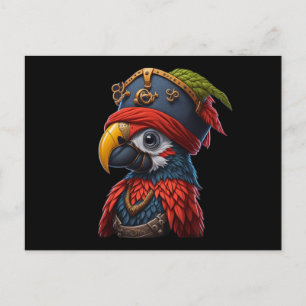 Pirate Parrot Postcard