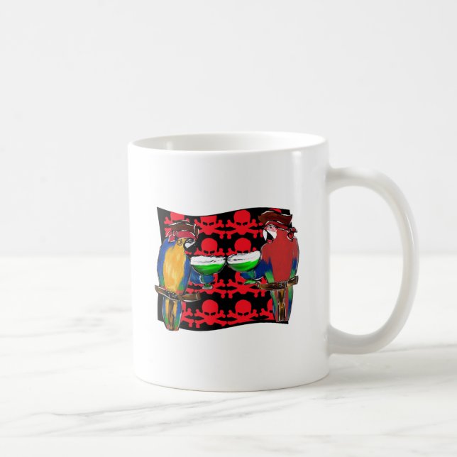 Pirate Parrots Coffee Mug (Right)
