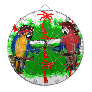 PIRATE PARROTS DARTBOARD