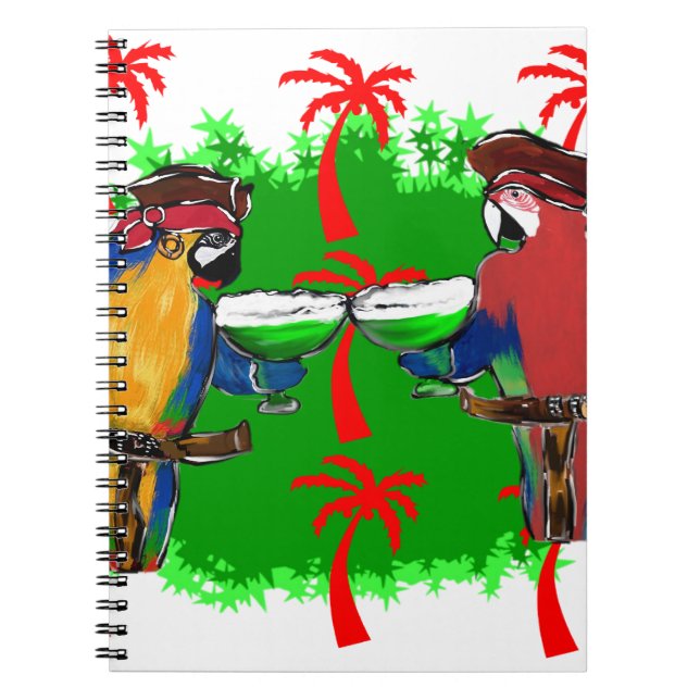PIRATE PARROTS NOTEBOOK (Front)