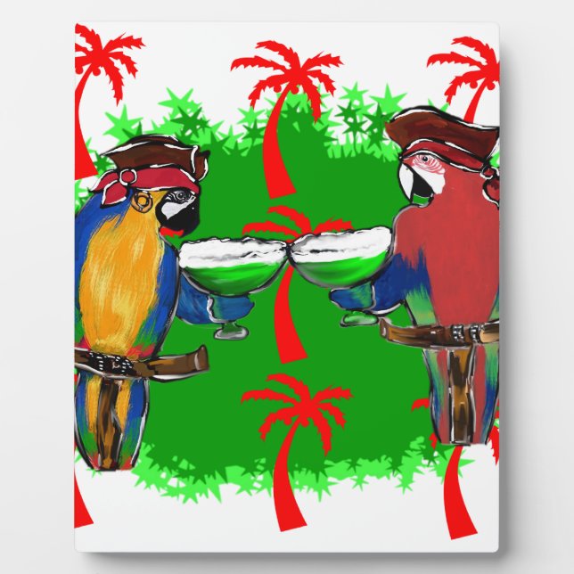 PIRATE PARROTS PLAQUE (Front)