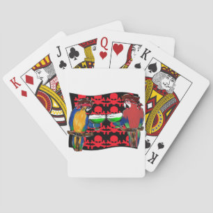 Pirate Parrots Playing Cards