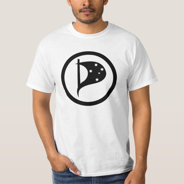 Pirate Party Australia Basic T-Shirt (Front)