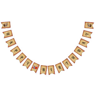 Pirate Party Happy Birthday  Bunting