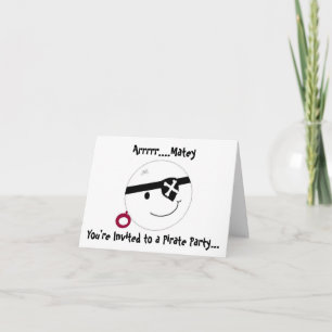 Pirate Party Invitation