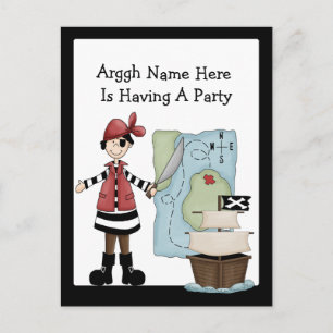 Pirate Party Invitations