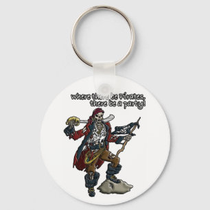 Pirate Party Key Ring