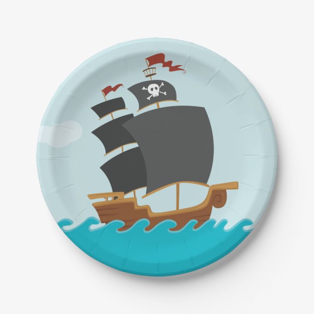 Pirate Party Paper Plate (Front)