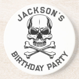 Pirate Party  Skull   Coaster