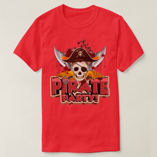 pirate party T-Shirt (Design Front)