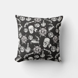 Pirate pattern cushion