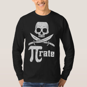 Pirate Pi Day Funny 3 14 Math Pun Geek Boys Kids M T-Shirt