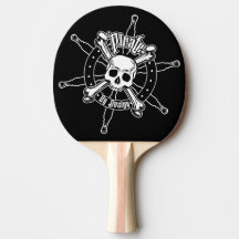Pirate Ping Pong Paddle