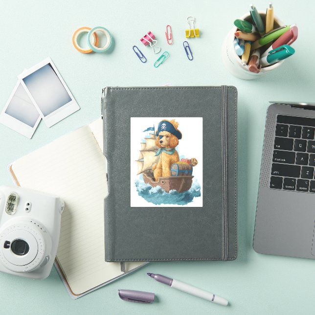 Pirate Poodle � Funny Sea Dog (iPad Cover)