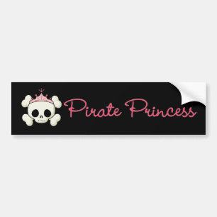 Pirate Princess Bumper Sticker