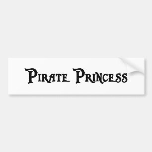 Pirate Princess Bumper Sticker