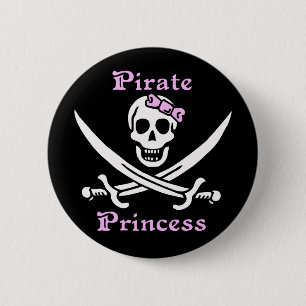 Pirate Princess Button
