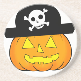 pirate pumpkin coaster