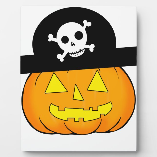 pirate pumpkin plaque (Front)