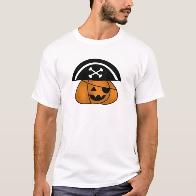 Pirate Pumpkin T-Shirt (Front)