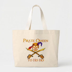 Pirate Queen Peace Sign Tote Bag