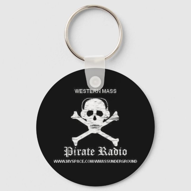 Pirate Radio Keychain (Front)