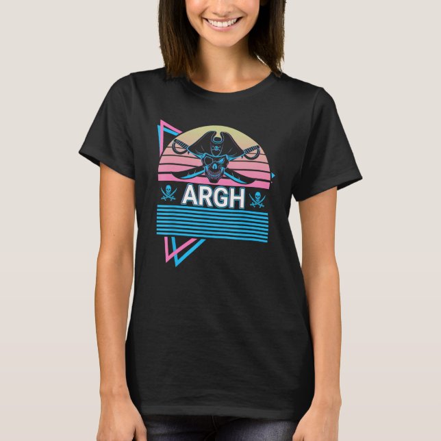 Pirate Retro Argh T-Shirt (Front)